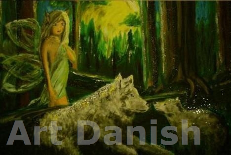 Life låta leva oilpainting